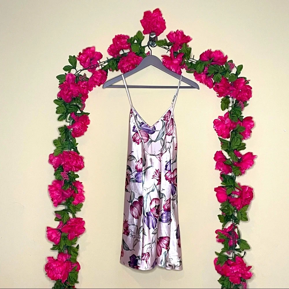 Vintage Floral Slip Night Dress - Picture 8 of 8